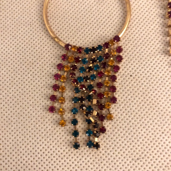 Bauble Bar Statement Colorful Stone Earrings - Picture 2 of 3